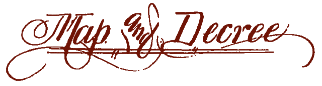 florid writing: Map and Decree