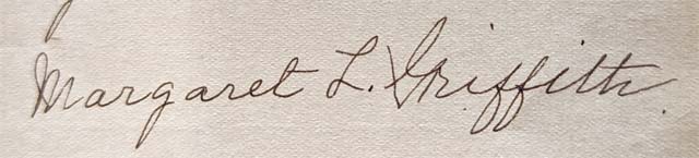 signature of Margaret L. Griffith