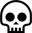 a human skull