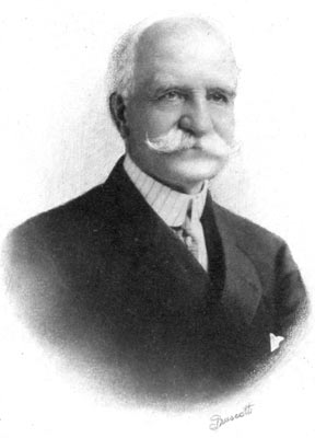 oval photo of Thomas Broom Belfield at age 73