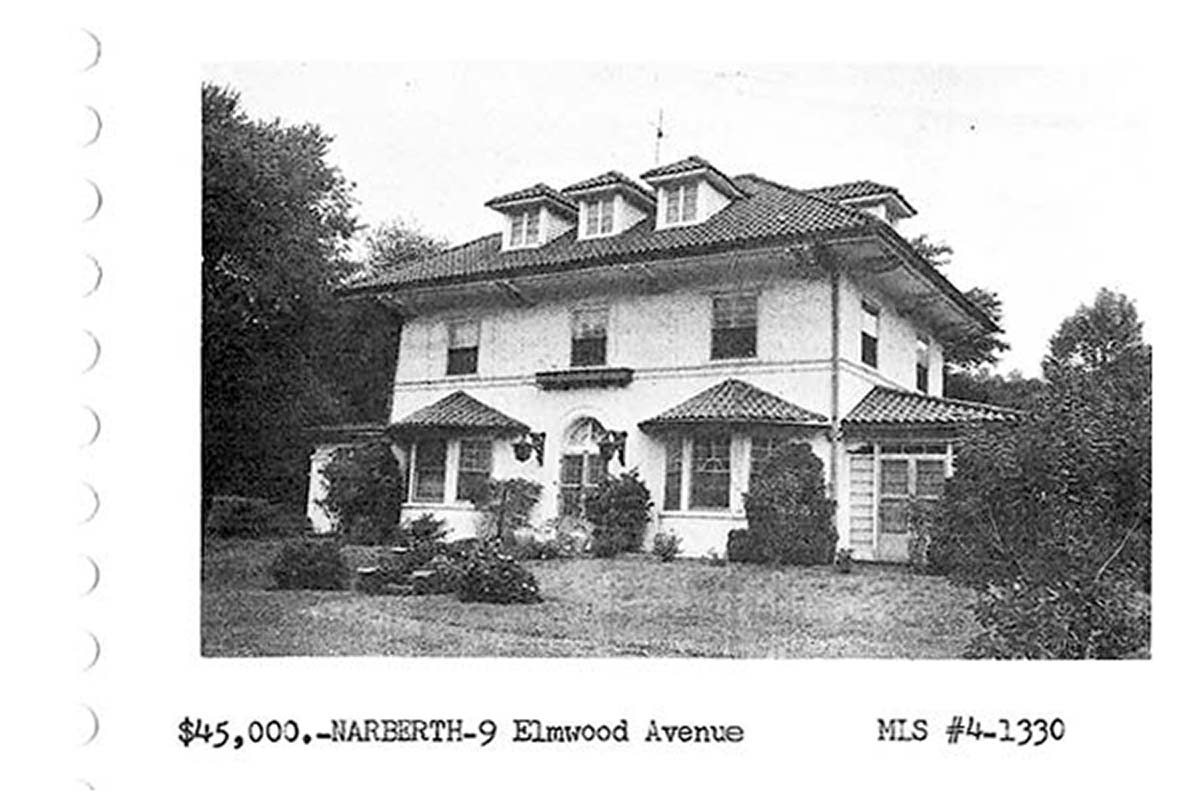 9 Elmwood Avenue real estate listing, 1964