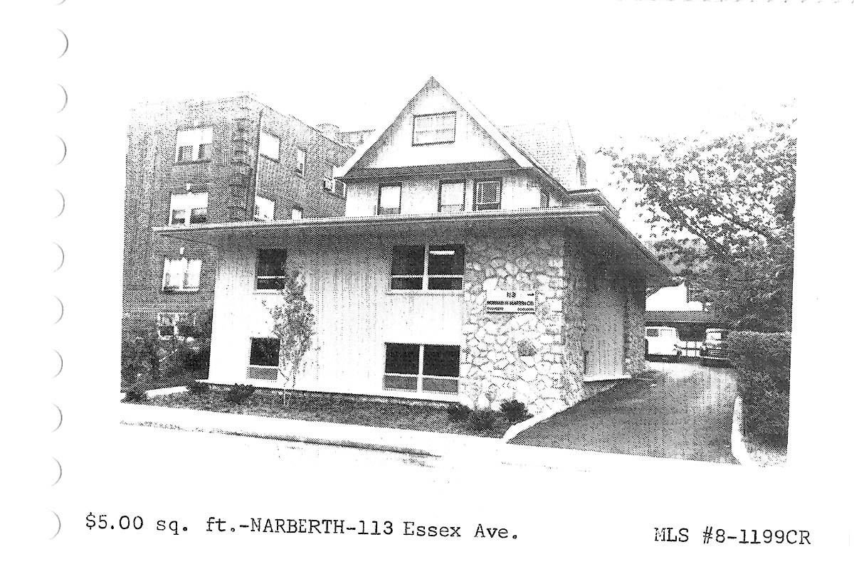 113 N. Essex Avenue real estate listing, 1978