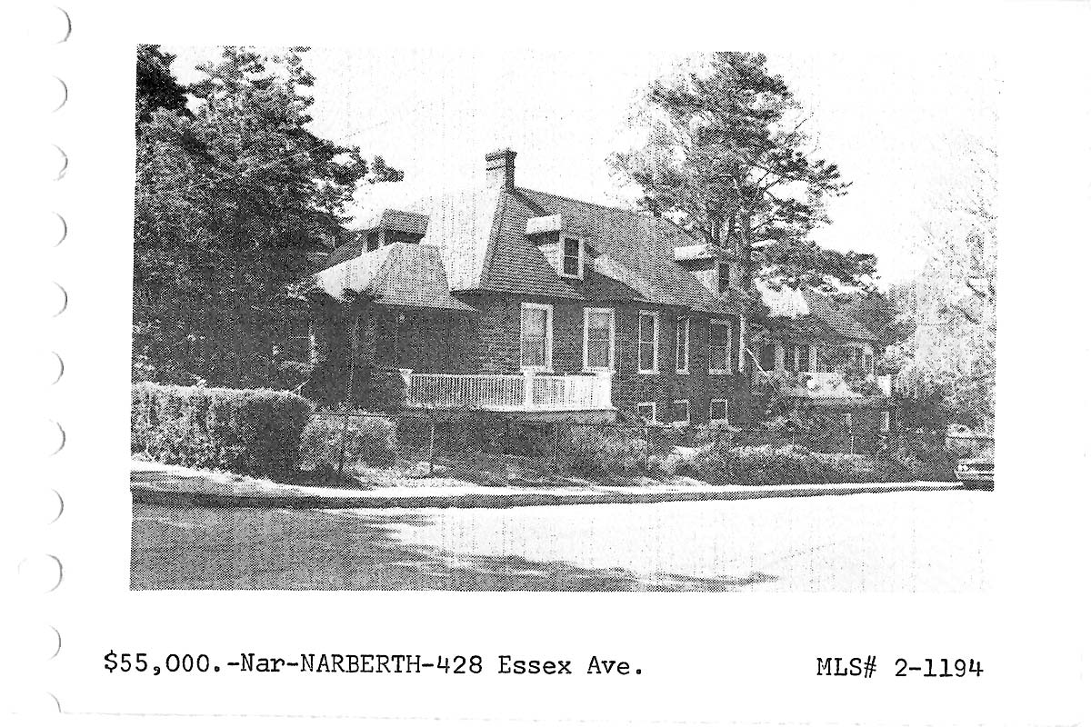 428 N. Essex Avenue real estate listing, 1972