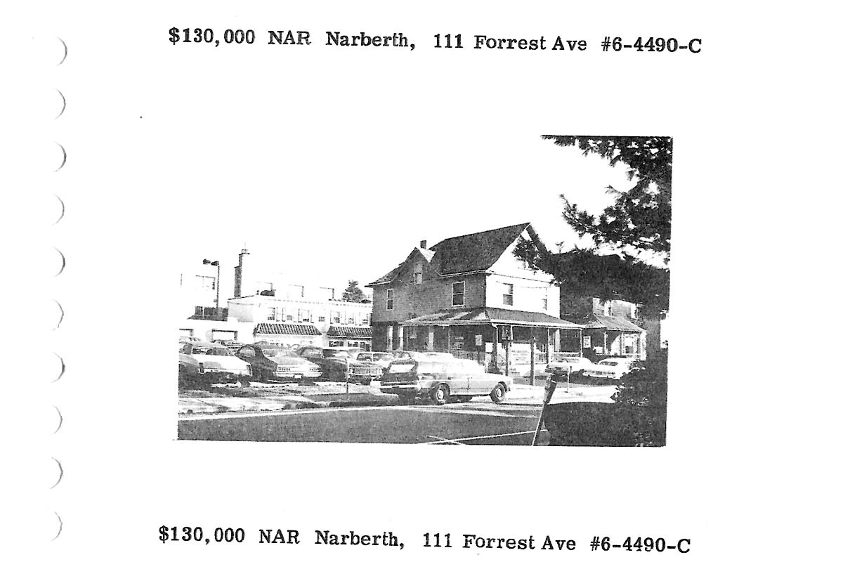 113 Forrest Avenue real estate listing, 1977
