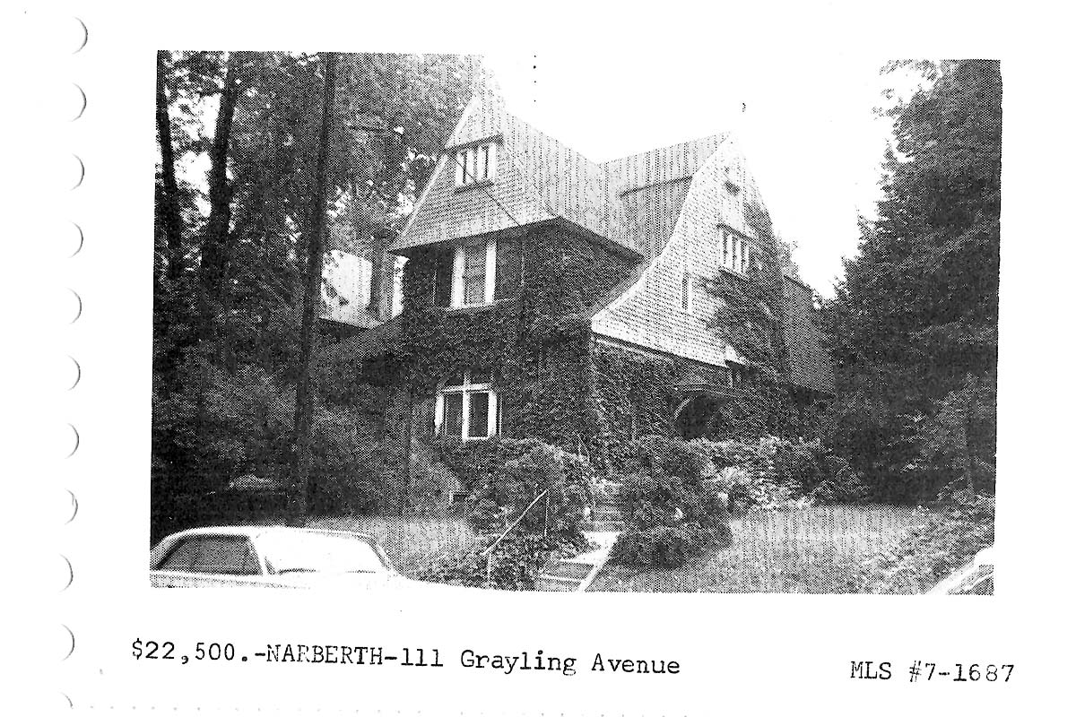 111 Grayling Avenue real estate listing, 1967