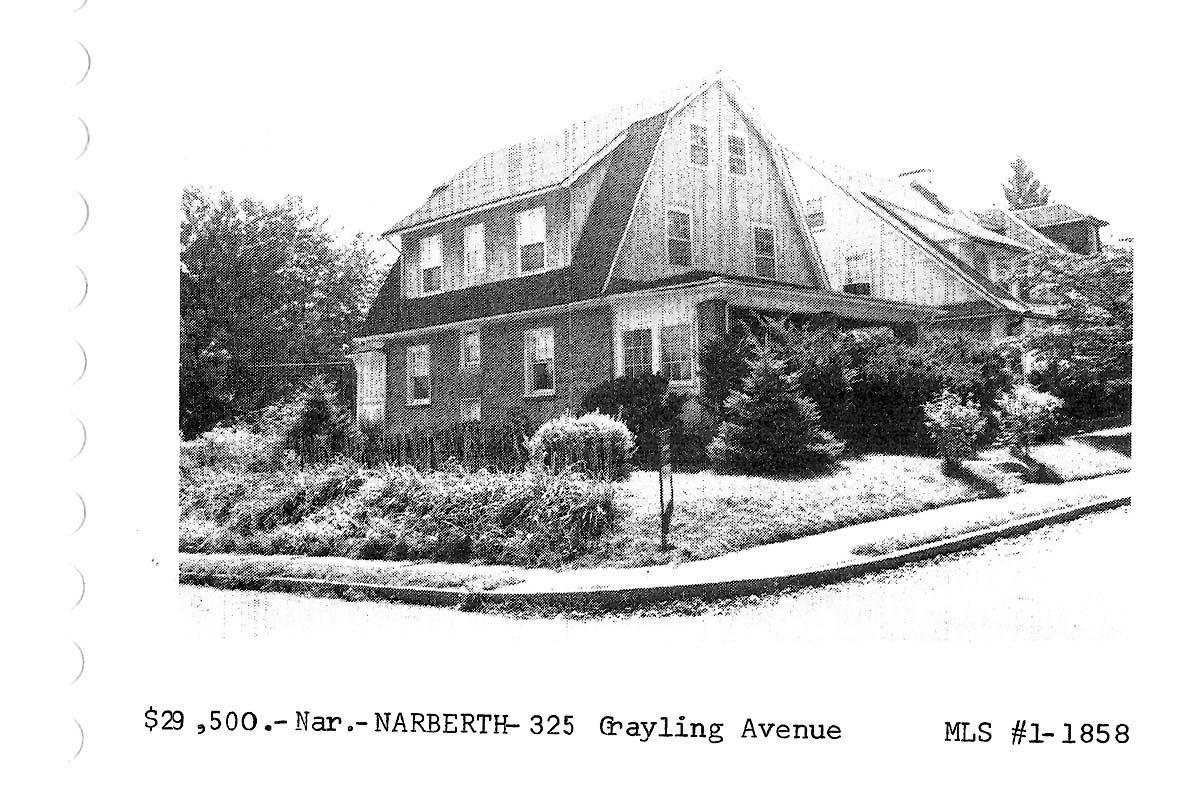 325 Grayling Avenue real estate listing, 1971