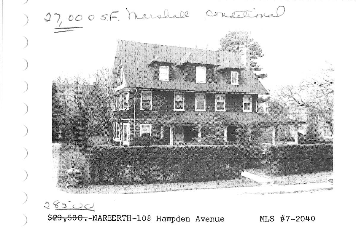 108 Hampden Avenue real estate listing, 1967