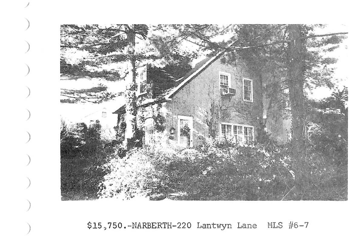 220 Lantwyn Lane real estate listing, 1966