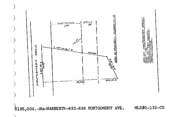 632 Montgomery Avenue real estate listing, 1970