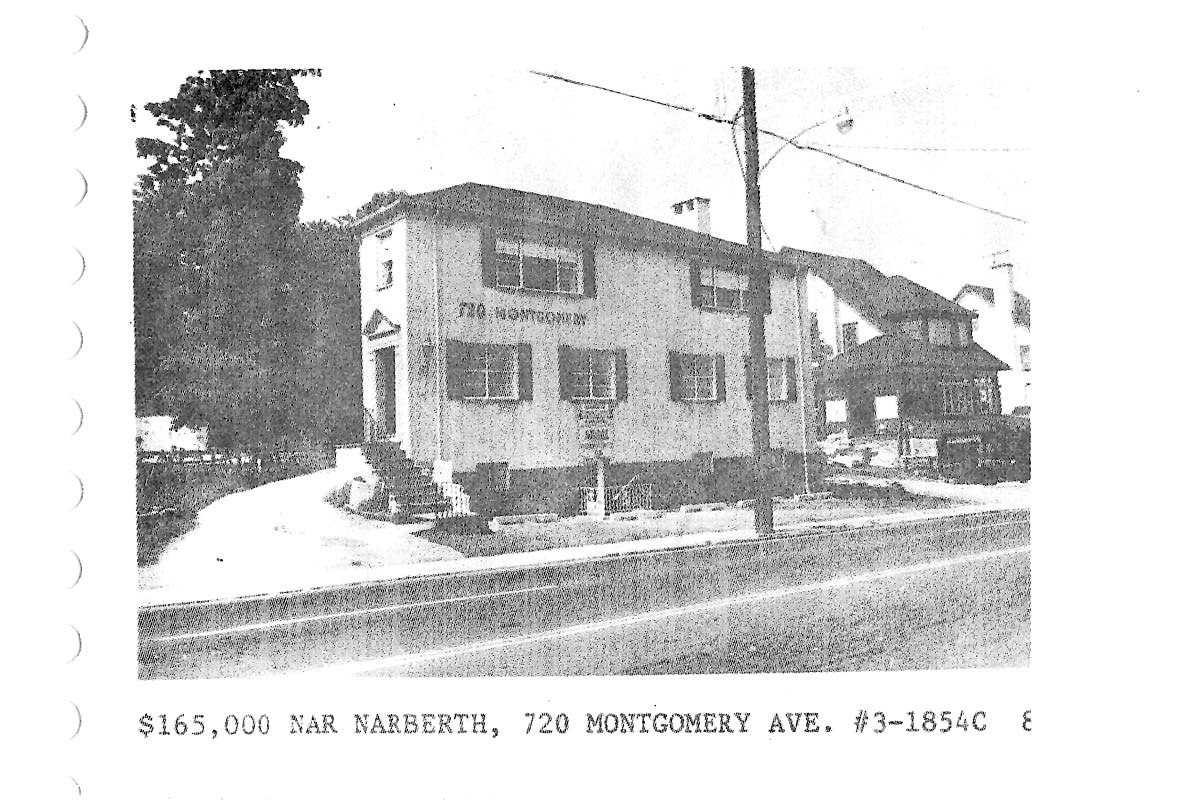 720 Montgomery Avenue real estate listing, 1973