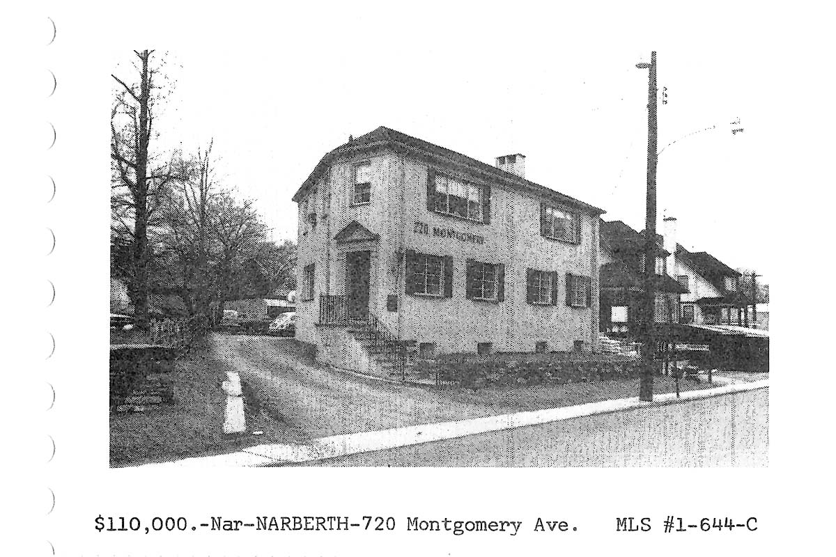 720 Montgomery Avenue real estate listing, 1971