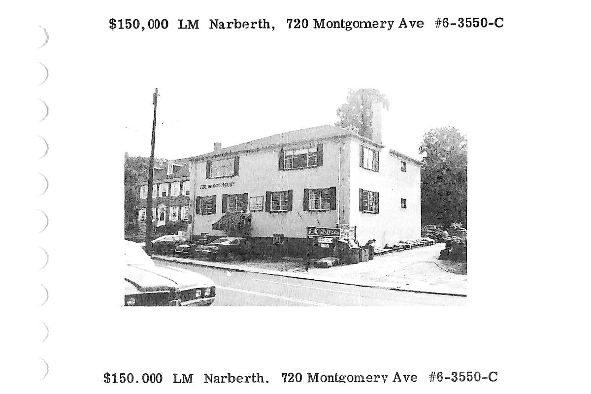 720 Montgomery Avenue real estate listing, 1976