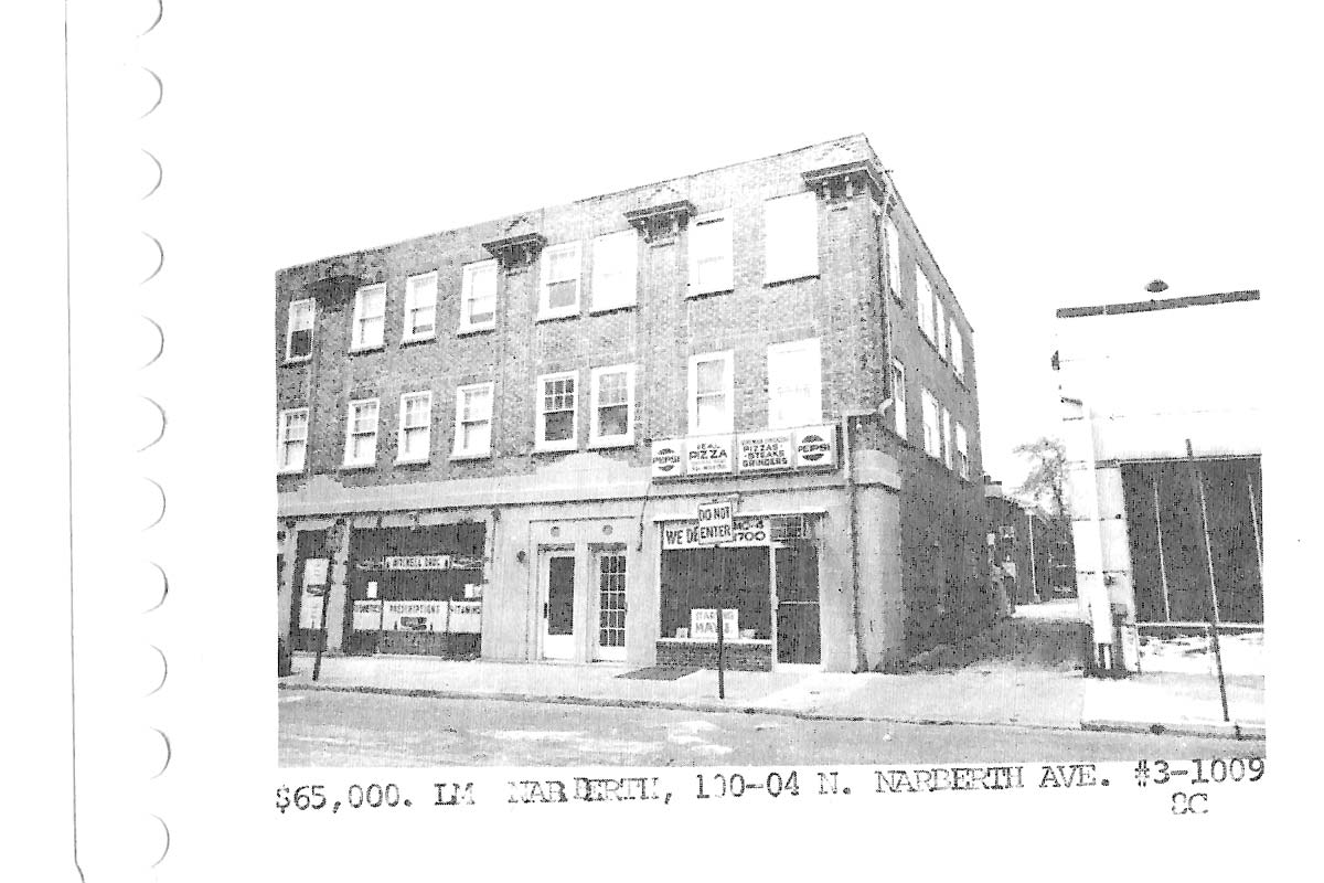 100 N. Narberth Avenue real estate listing, 1973