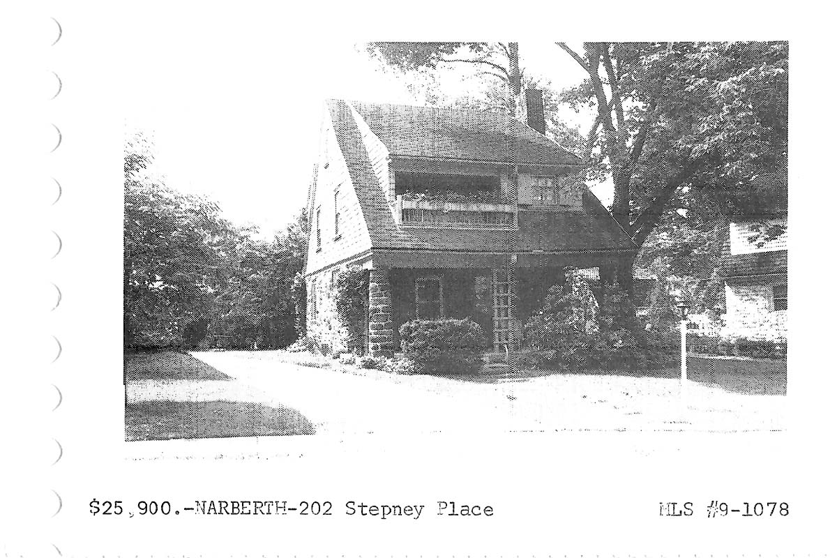 202 Stepney Place real estate listing, 1969