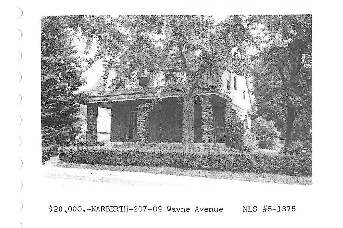 207 Wayne Avenue real estate listing, 1965