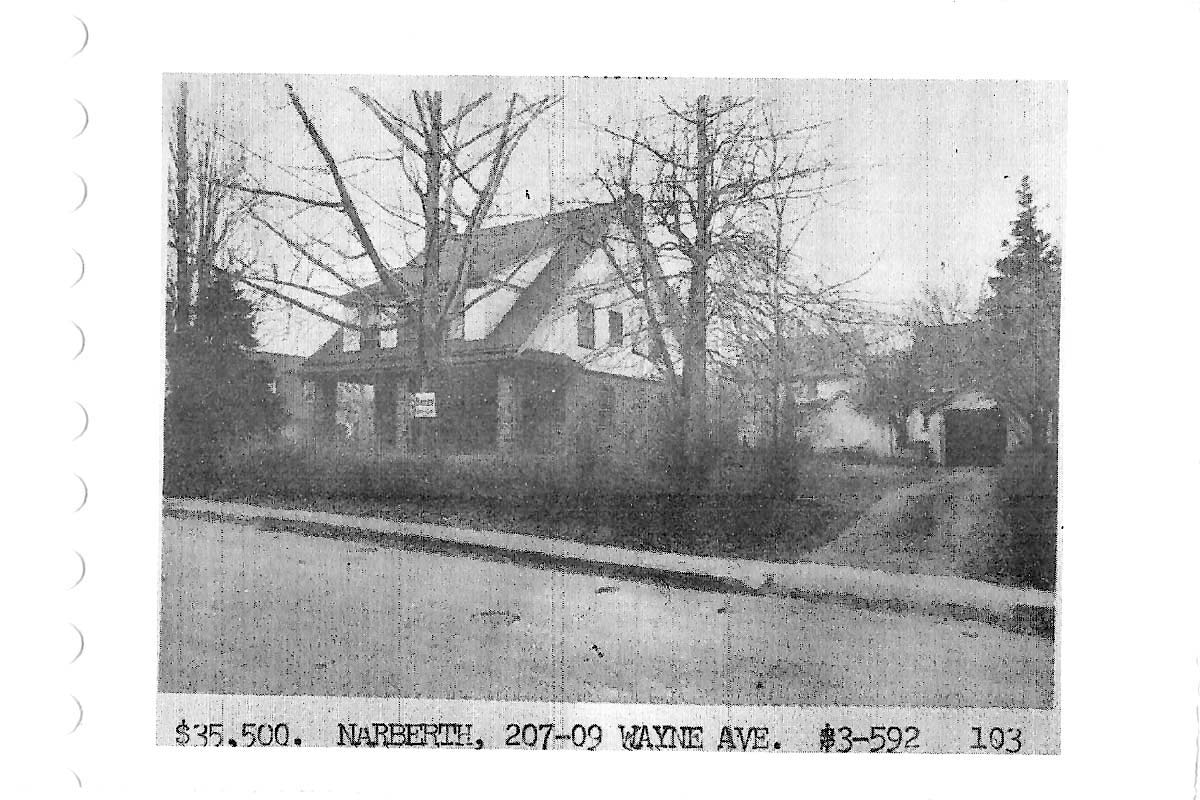 207 Wayne Avenue real estate listing, 1973
