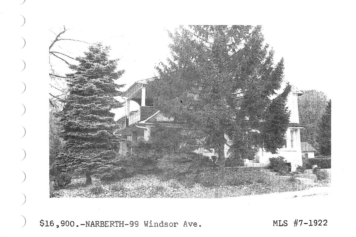 99 Windsor Avenue real estate listing, 1967