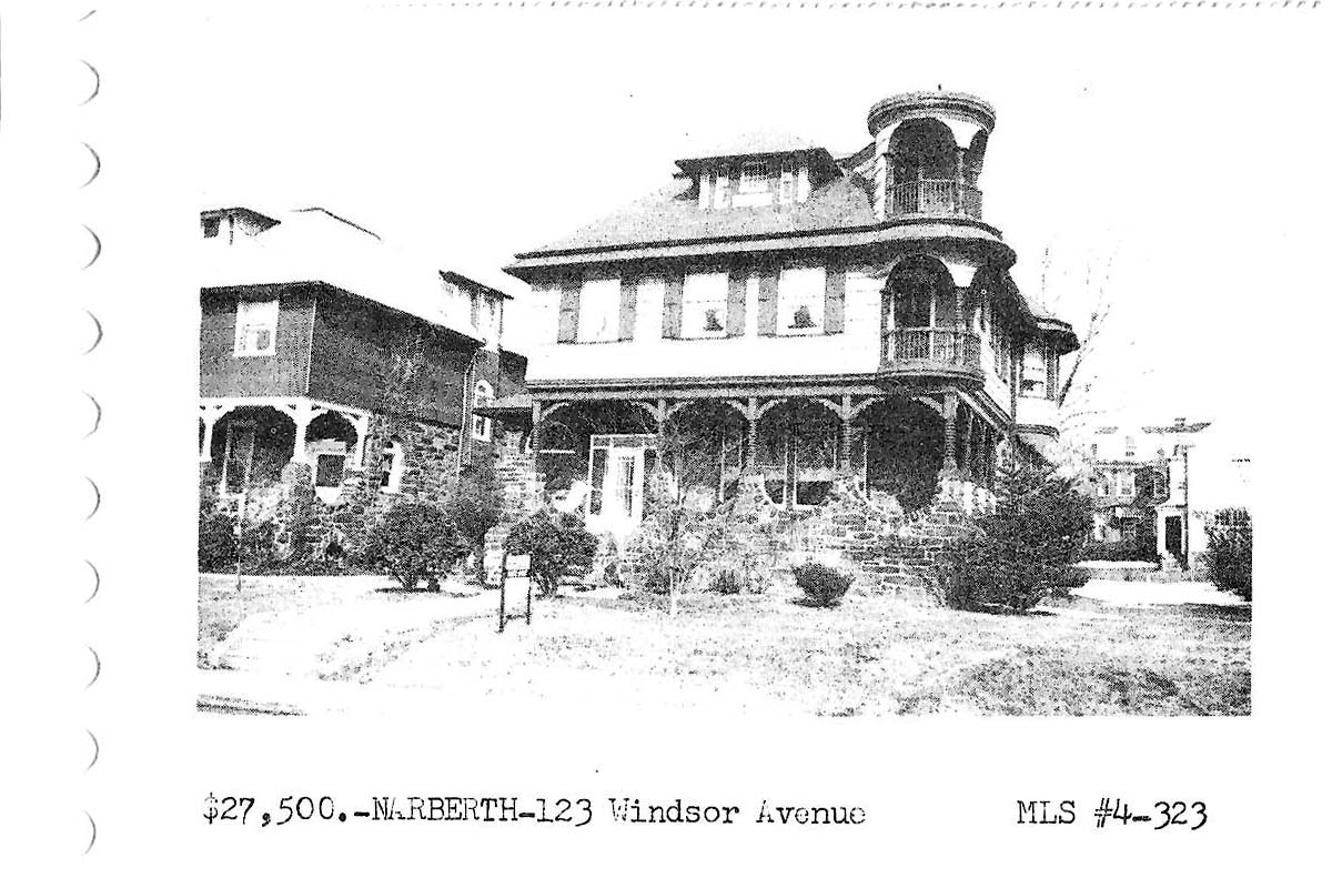 123 Windsor Avenue real estate listing, 1964