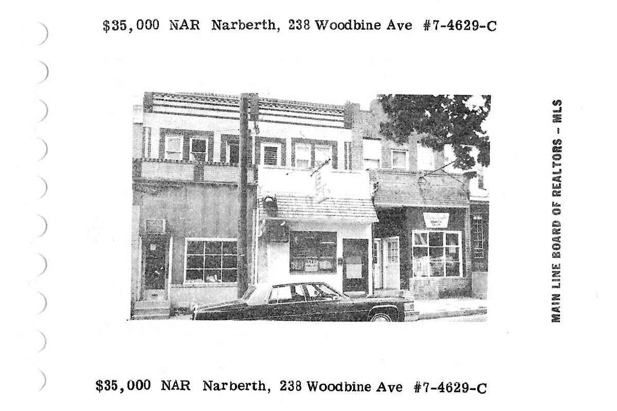 238 Woodbine Avenue real estate listing, 1977
