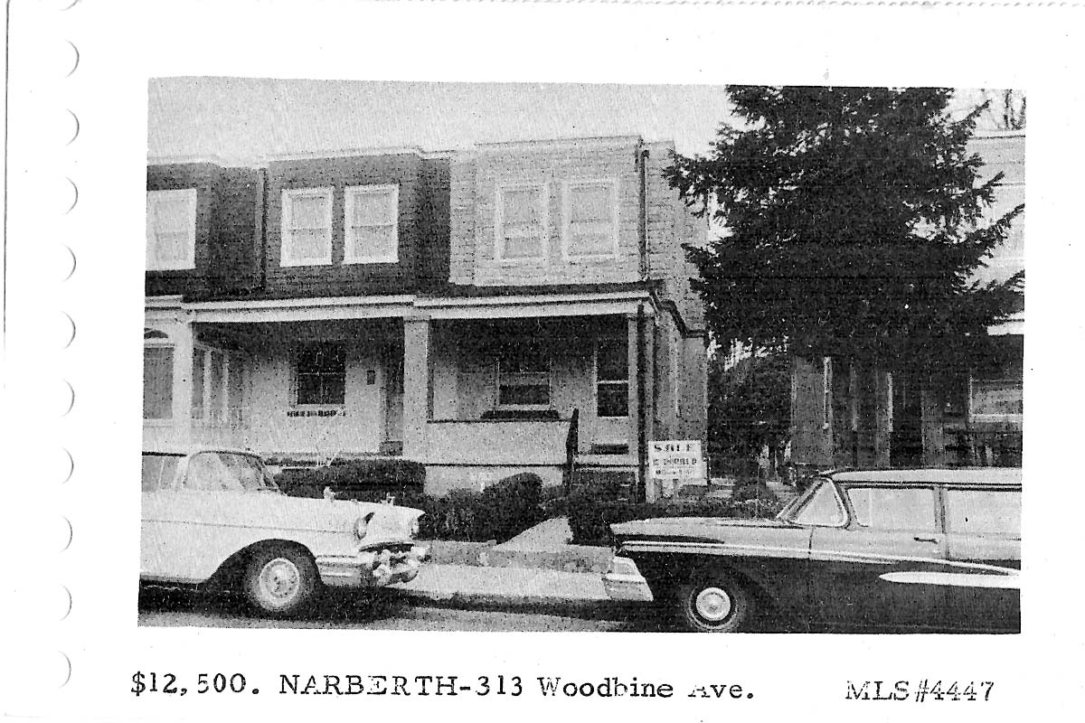 313 Woodbine Avenue real estate listing, 1959
