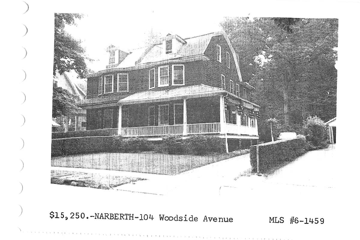 104 Woodside Avenue real estate listing, 1966